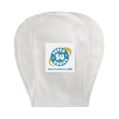 A  baby diaper insert with a contoured shape for potty training and bedwetting