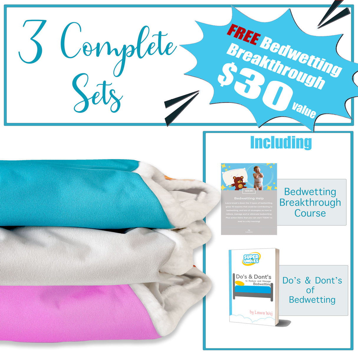 Chameleon Undies Bedweting Pants