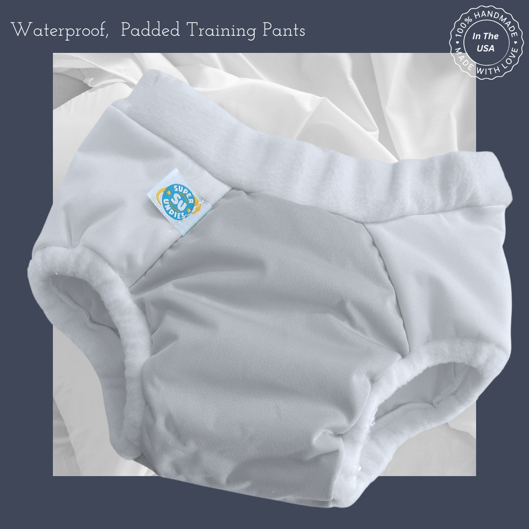Overnight bedwetting pants - sensory underwear - grey - Super Undies