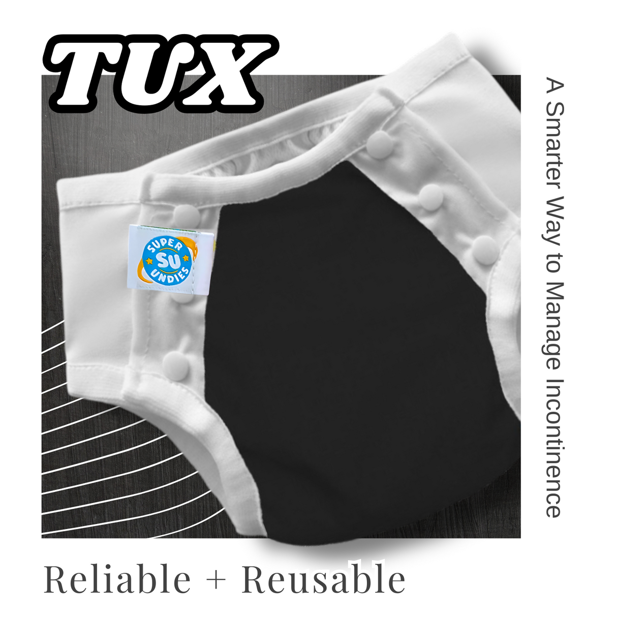 Variety Waterproof Undies w/Snaps & Inserts!