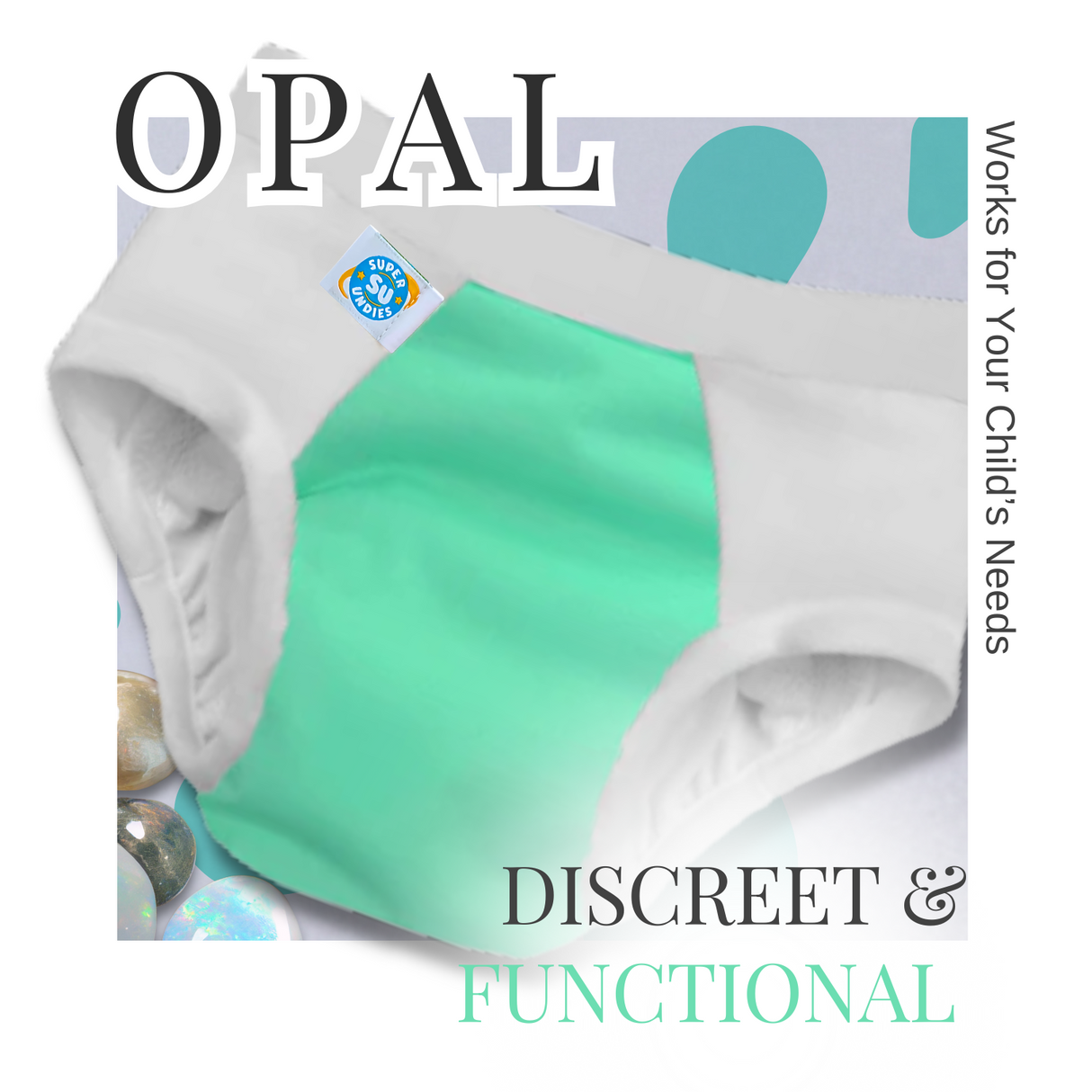 5 Pull-on Waterproof Undies w/Inserts!
