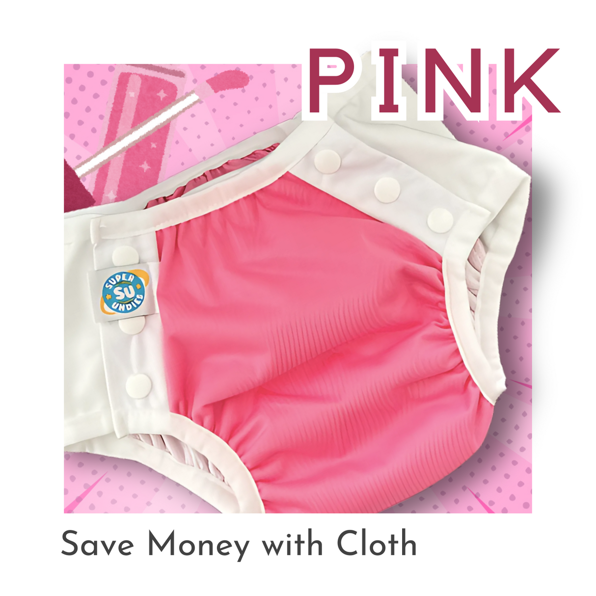 Variety Waterproof Undies w/Snaps & Inserts!