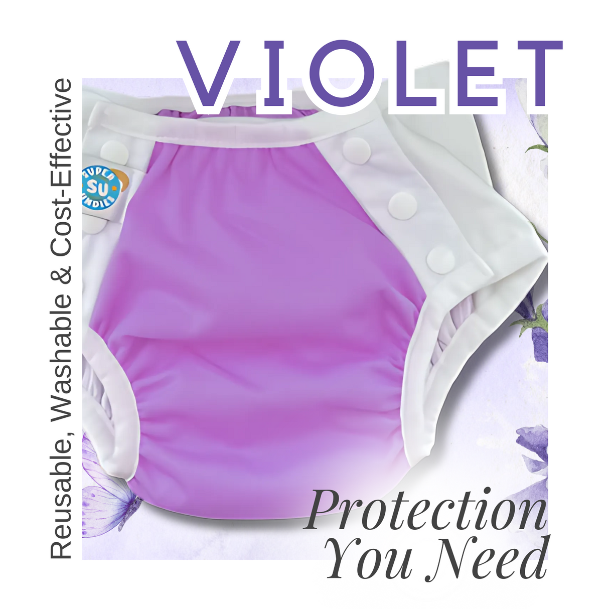 Variety Waterproof Undies w/Snaps & Inserts!