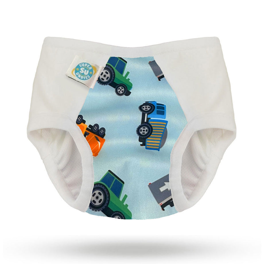 The best potty-training pants I've ever had, said every baby! Because  Padded Underwear Holds up to 1 pee Is Semi-Waterproof 3 Layer