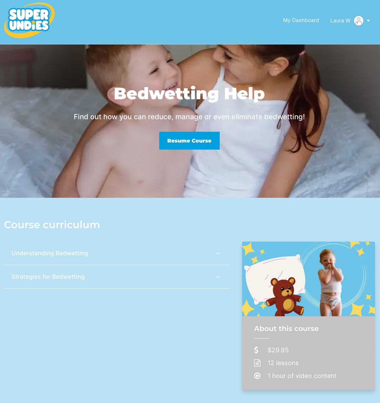 Bedwetting help